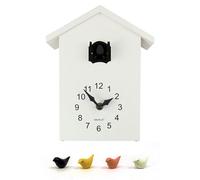WALPLUS WC2088T - White Cuckoo Table Clock - Black Window