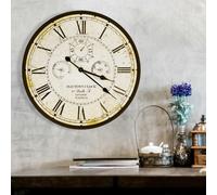 WALPLUS WC2130 - Vintage Rusty looked Metal Wall Clock - 60 cm / 23.6 in