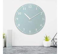 WALPLUS WC3014 - Duck Egg Blue Solid Colour Classic Silent Wall Clock - 30 cm / 11.8 in