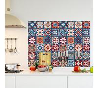 Walplus Westminster Peel And Stick Wall Tiles Stickers - 12Pcs Self Adhesive Stick On Tiles For Kitchen Pvc (20X20Cm)