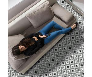 WALPLUS WFS6018 - Seamless Antique Floral Tiles Design Floor Stickers 120cm x 60 cm