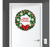 WALPLUS WFXC3303 Christmas Garland Wall Sticker, Vinyl, Multi-Colour, 24 x 35 x 20 cm