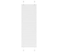 Walplus White Pleated Blind 40X100 Cm Fabric Width 39.4 Cm Polyester