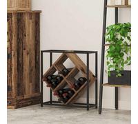 Walplus Wine Rack Old Wood 51 X 18 X 52.5 Cm Engineered Wood