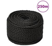 Walplus Work Rope Black 10 mm 250 M Polypropylene