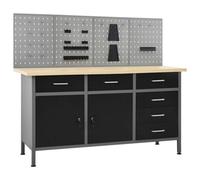 Walplus Workbench With Four Wall Panels
