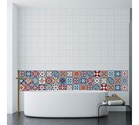 WALPLUS WT1004 Tile Stickers, Mixed