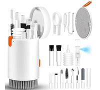 Walrfid 20-in-1 Electronic Device Cleaning Kit, White, Multi-function Cleaner Kit for Laptop, Phone, AirPods, MacBook, iPad, Camera, PC Monitor, TV, Car Screens