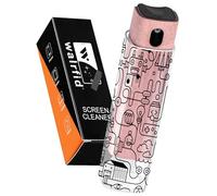 walrfid Graffiti Computer Screen Cleaner, Car Screen Cleaner Spray and Wipe, Electronic Cleaning Spray for Laptop iPad, iPhone, MacBook, TV, Monitor, Tablet Display, with Black Case - Pink