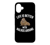 Walrus Apparel - Funny Amazing Walruses Lover Design Case for iPhone 16 Plus