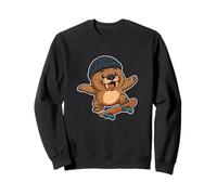 Walrus Beanie Skate Retro Sweatshirt
