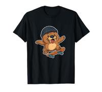 Walrus Beanie Skate Retro T-Shirt
