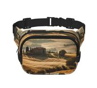 Walrus Fanny Pack for Women Men Fashion Waist Pack Adjustable Belt Bag for Workout Running Travelling Casual Waist Bag, View Of Typical Tuscany Landscape, One Size