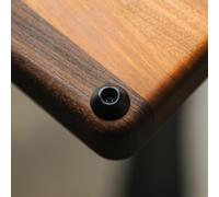 WALRUS OIL - Cutting Board Feet, Rubber Bumper Protectors with Screws (Black, 1/2") 8-Pack