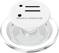 Walrus Operator - Funny Computer Programming Language PopSockets PopGrip for MagSafe