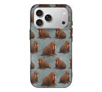 Walrus Pattern Lightweight Phone Cases Compatible with iPhone 17/17 Air/17 Pro/17 Pro Max Protective Covers