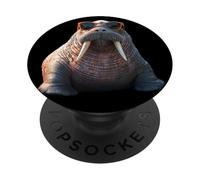 Walrus with Sunglasses Tusks Seal Pacific Walruses PopSockets Adhesive PopGrip