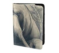 Walrus01 print Passport Cover, Passport Holder Cover Wallet Passport Wallet Case for Cards and Documents
