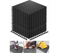 Walsai Puzzle Exercise Floor Mat, 20 Square Feet EVA Interlocking Foam Tiles Exercise Equipment Mat with Border - for Gyms, Yoga, Outdoor Workouts, Kids