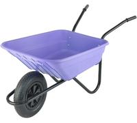 Walsall BSHLILP Shire Polypropylene Barrow in a Box Pneumatic Lilac 90L