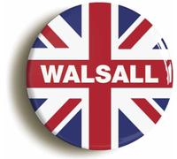 Walsall Union Jack Fridge Magnet (Circular 2inch / 50mm Diameter)