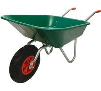 Walsall Wheelbarrows Bristol Diy Garden Wheelbarrow, 65L/80Kg Capacity, Anti-Slip Handles With Pneumatic Wheel