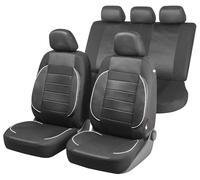 Walser 13402 Zipp IT Premium Rover car seat covers for front seats with zipper system, seat covers, seat covers in black