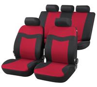 WALSER Rockford Seat cover 13415 red Polyester Front and Rear VOLKSWAGEN: Golf 7, Polo V Hatchback, GOLF 6, NISSAN: Qashqai 2, FORD: FIESTA 5
