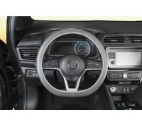 Walser 16638 Steering Wheel Cover Soft Grip Carbon 38 cm Grey Car Steering Wheel Cover Steering Wheel Protector Steering Wheel Accessories with Non-Slip Coating Universal Size
