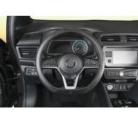 Walser 16639 Steering Wheel Cover Soft Grip Canvas 38 cm Black Car Steering Wheel Cover Steering Wheel Protector Steering Wheel Accessories with Non-Slip Coating Universal Size