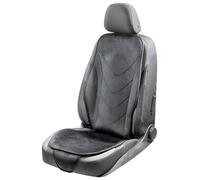 WALSER Air Flow car seat cover, ergonomic seat protector, lumbar protection, universal seat cover for cars, colour: black 13983