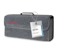 Walser Boot Bag Toolbag Organiser Size L, Needle Felt Boot Organiser, Car Bag, Car Storage Bag, boot organiser 50x16x21 cm grey