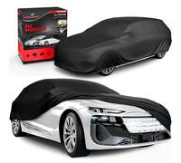 WALSER Car Cover Full Garage - All-Weather, 100% Waterproof & Weatherproof - UV/Rain/Snow/Dust/Wind Protection - Outdoor - Size 5 Estate/Wagon Black