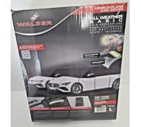 Walser Half Car Cover Large 440-479cm Waterproof All Weather Black SUV Size 5