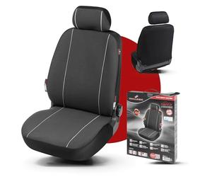 Walser Modulo Car Seat Covers 2 Front Seat Covers, Universal Car Seat Covers for Normal Seats, Car Seat Protectors, Black