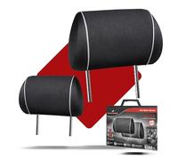 WALSER Modulo headrest cover, 2 piece universal cover set for headrests 13562