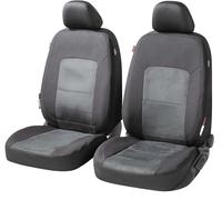 Walser Premium car seat covers Ellington with zip-system, ZIPP-IT protective covers for front seats black/grey 11864