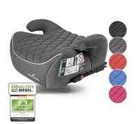 WALSER Premium Children's Booster seat car ISOFIX, Child seat 125-150 cm, Child Booster seat car Andy Latest Standard 2024 ECE R 129 Grey