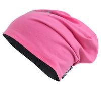Walser SAFETYMAKER Safety Maker 44560 Reversible Beanie Hat for Jogging, Running, Sports, Running Hat, Sports Hat Men/Women Pink/Black