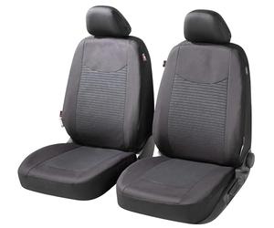 Walser Speedway Car Seat Covers with Zip, Zipp-IT Protective Covers, 2 Front Seat Covers, Black 11858