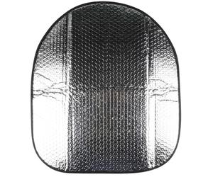 WALSER Thermal Steering Wheel Protection, Sun Protection Steering Wheel, Steering Wheel Cover Summer Steering Wheel Cover Heat Car Steering Wheel Heat Protection Car 50 x 44 cm Silver