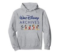 Walt Disney Archives Mickey Mouse Pullover Hoodie, Adult Unisex, Heather Grey, X-Large