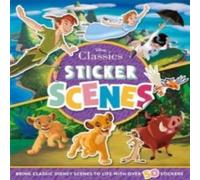 Walt Disney Disney Classics: Sticker Scenes Paperback Book Walt Disney Multicolor