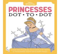 Walt Disney Disney Dot-to-Dot Princesses Paperback Book Walt Disney Multicolor