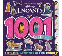 Walt Disney Disney Encanto: 1001 Stickers Paperback Book Walt Disney Multicolor