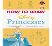 Walt Disney Disney: How to Draw Princesses Book Walt Disney Multicolor