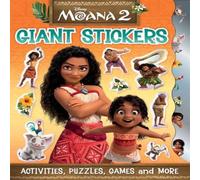 Walt Disney Disney Moana 2: Giant Stickers Paperback Book Walt Disney Multicolor