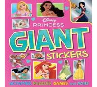 Walt Disney Disney Princess: Giant Stickers Paperback Book Walt Disney Multicolor