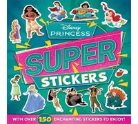Walt Disney Disney Princess: Super Stickers Paperback Book Walt Disney Multicolor