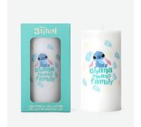 Walt Disney Disney's Stitch Inspired Ohana Means Family LED Candle (Single Flame) in White | Size: Medium Walt Disney White Medium